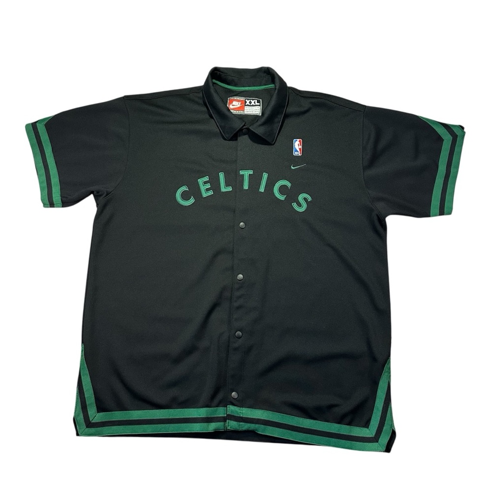 Nike Boston Celtics Jersey Snap Buttons Size XXL